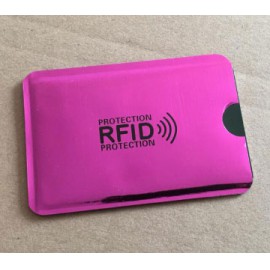 RFID blokkoló tok rózsaszín színben
