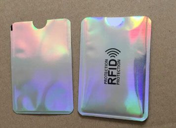 RFID blokkoló tok RFID felirattal