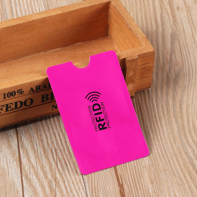 RFID blokkoló tok rózsaszín színben