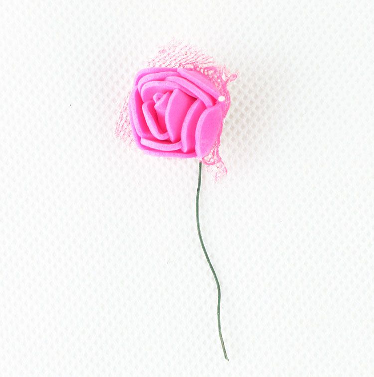 Pink rózsa szivacsból